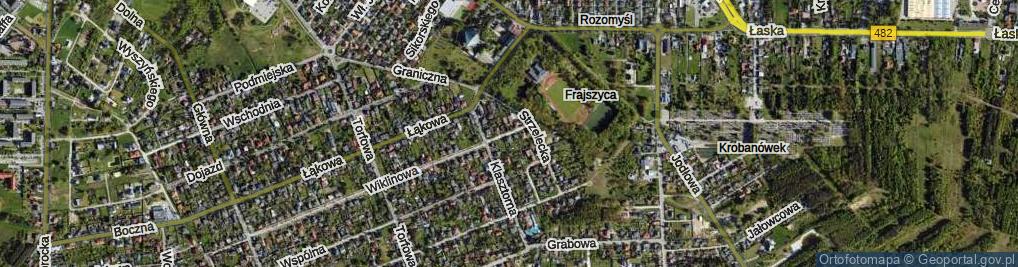 Zdjęcie satelitarne Orla ul.